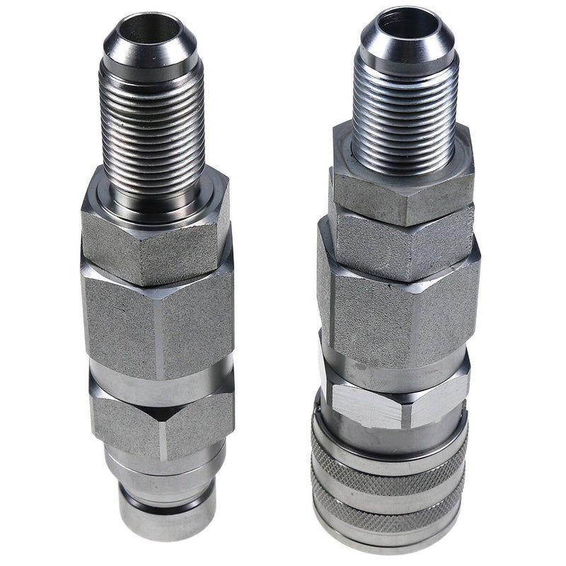 DURAFORCE #10 JIC Thread 1/2" Hydraulic Quick Connect Coupler Set for Bobcat 463 553 753