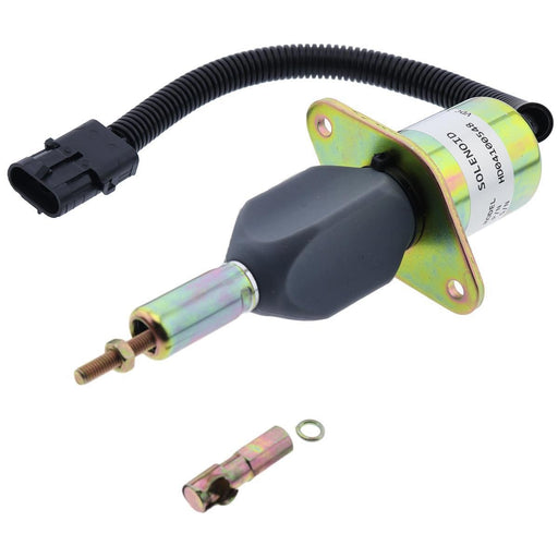 DURAFORCE 12V Stop Solenoid 3928160 SA-4293-12 for Cummins 6C8.3 ISC8.3 ISL9 QSC8.3 QSL9