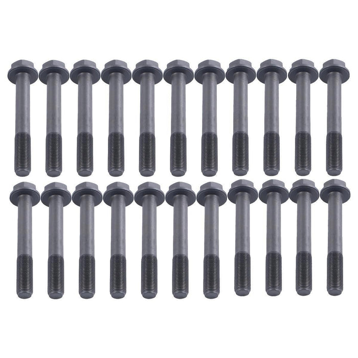 DURAFORCE 22 Pcs Cylinder Head Bolt for Perkins 1004-4 1004-4T 1004G 1004-40 1004-40TW