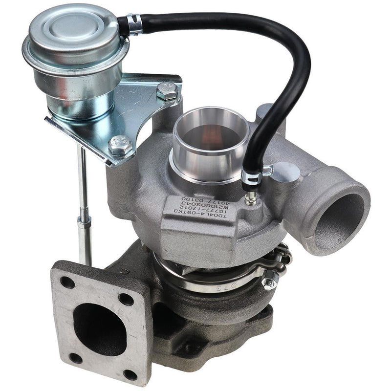 DURAFORCE Turbo TD04L4 Turbocharger 1J752-17012 for Kubota V3307 SVL75 SVL75C M6040DTC-1