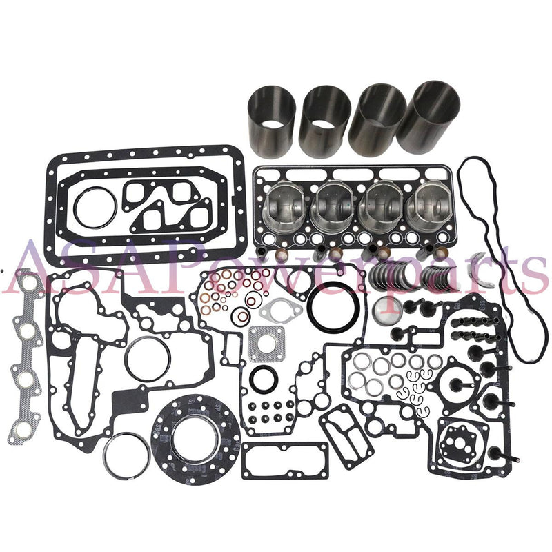 DURAFORCE Overhaul Rebuild Kit for Kubota Engine V1902 V1902B Excavator KH20 KH151 KH101