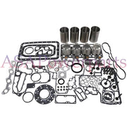 DURAFORCE Overhaul Rebuild Kit for Kubota Engine V1902 V1902B Excavator KH20 KH151 KH101