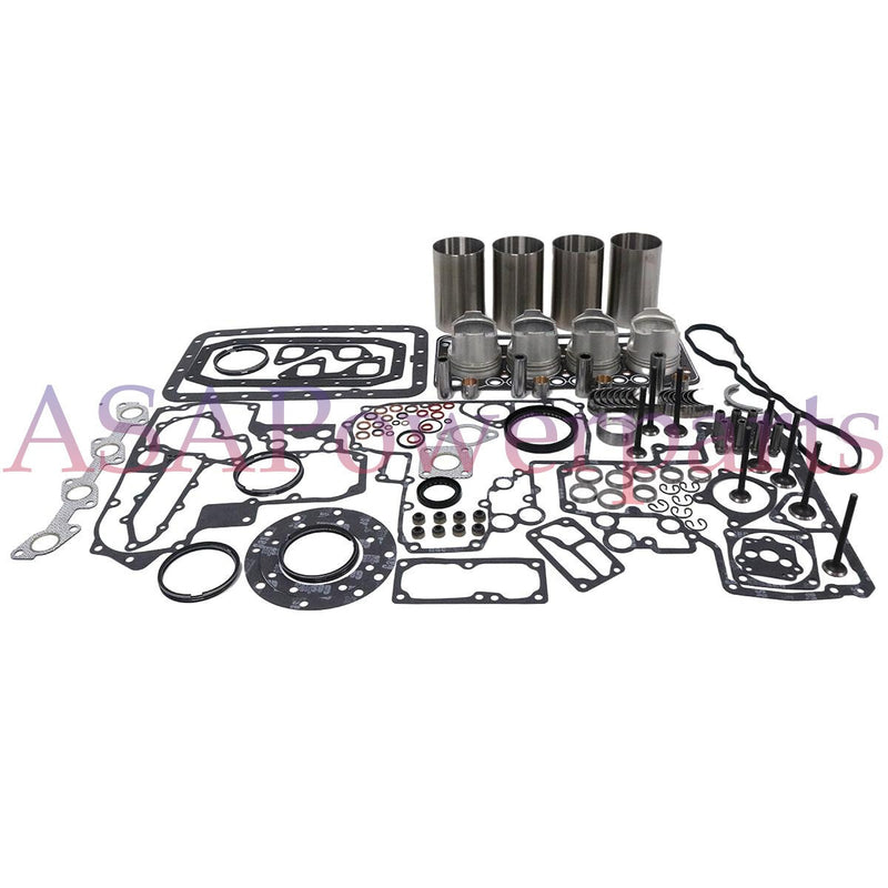 DURAFORCE Overhaul Rebuild Kit for Kubota Engine V1902 V1902B Excavator KH20 KH151 KH101