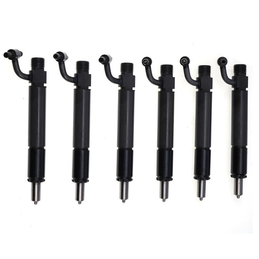 DURAFORCE 6PCS Fuel Injector w/Cap 631571C91 675967C91 for Case DT-414 D-436 D-414 DT-436