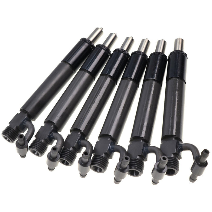 DURAFORCE 6PCS Fuel Injector w/Cap 631571C91 675967C91 for Case DT-414 D-436 D-414 DT-436