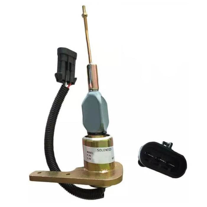 DURAFORCE 24V Fuel Stop Solenoid Valve 1823723C91 SA-4338-24 for Cummins DT466 DT466E