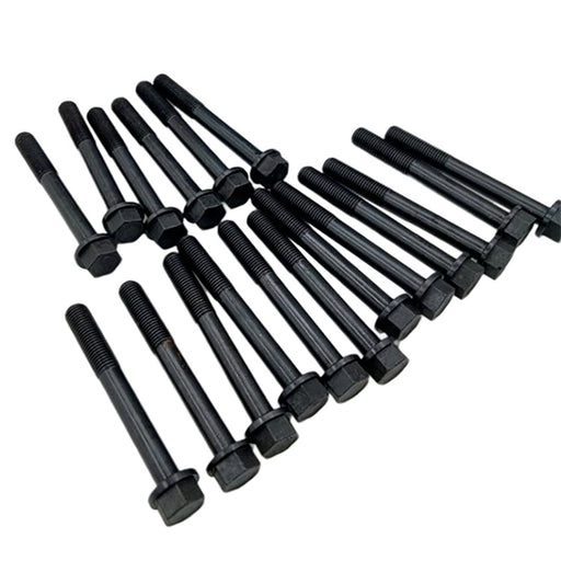 DURAFORCE 18Pcs Cylinder Head Bolt 16241-03450 for Kubota V1505 B1700D B1700E B2100E