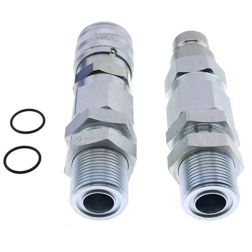 DURAFORCE Hydraulic Quick Connect Coupler AT312877 KV13884 forJohn Deere 326D 280 332D 325