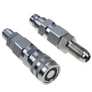 DURAFORCE #10 JIC Thread 1/2" Hydraulic Quick Connect Coupler Set for Bobcat NH CASE GEHL
