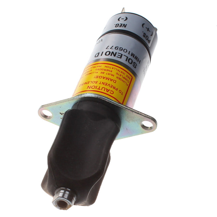 DURAFORCE 12V Fuel Shutdown Solenoid 1502-12A6U2B1S1 for Woodward Miller 1502 Series