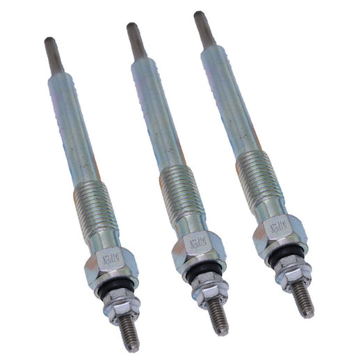 DURAFORCE 3 Pcs Glow Plug 129008-77800 for Yanmar Engine 3TNV88C 4TNV88C
