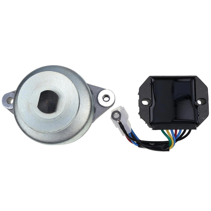 DURAFORCE 12V 14A Alternator 15531-64017 with Regulator 15531-64601 RS5101 for KUBOTA