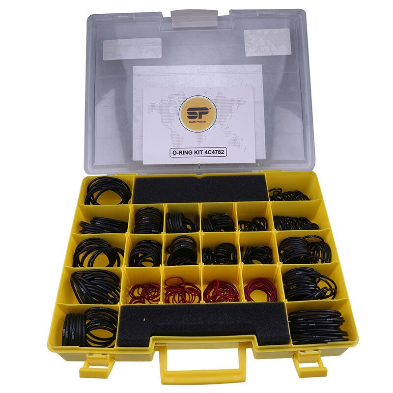 DURAFORCE 580PCS 4C-4782 4J-0523 Seal O-Ring Kit Nitrile 90 For CAT SAE STOR ORFS 61 62
