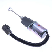 DURAFORCE 12V Stop Solenoid Valve 32A87-15100 for Mitsubishi ECOMAT Shovel S4S-Z1DT61ES