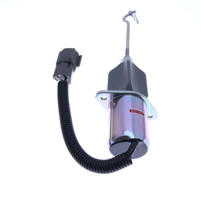 DURAFORCE 12V Stop Solenoid Valve 32A87-15100 for Mitsubishi ECOMAT Shovel S4S-Z1DT61ES