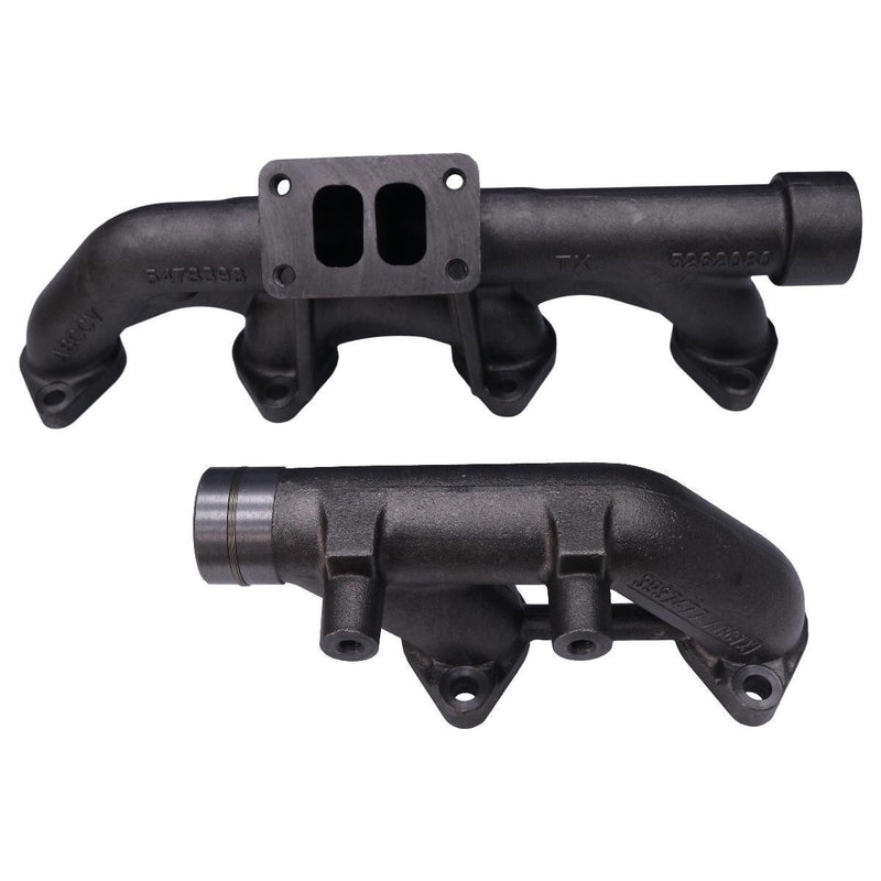 DURAFORCE Manifold Long 3964070 + Short 3937477 for Cummins 8.3 8.9 8.3C QSC ISC ISL QSL