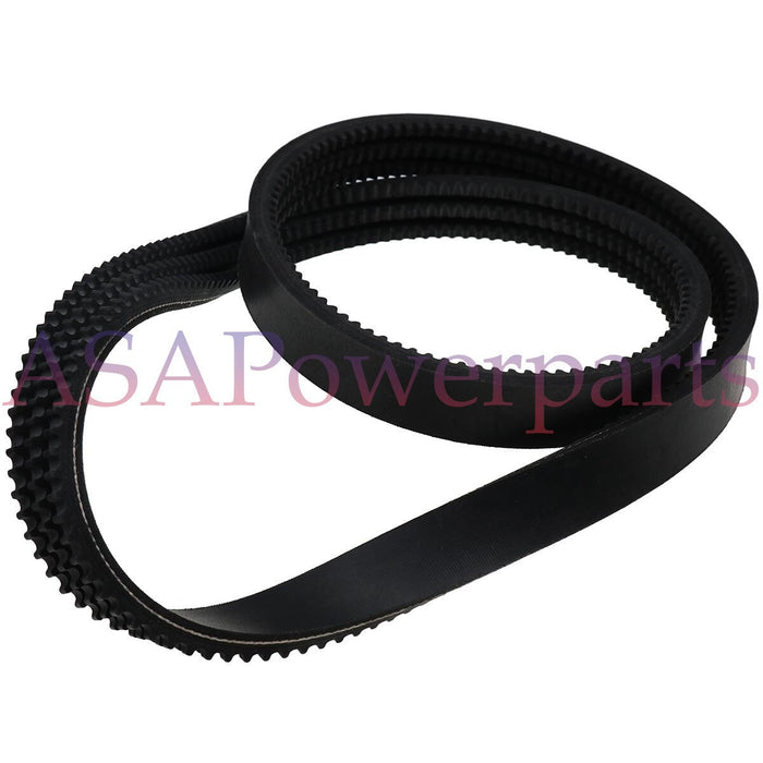 DURAFORCE 3 Groove Pump Drive Belt 6660994 for Bobcat 753 763 773 7753 Skid Steer Loaders