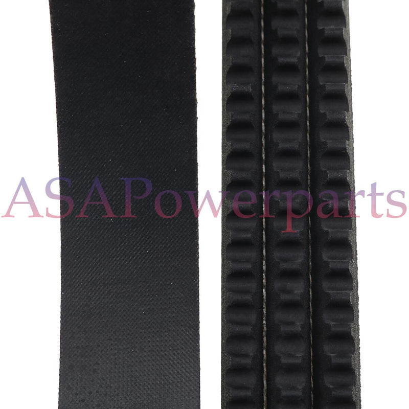DURAFORCE 3 Groove Pump Drive Belt 6660994 for Bobcat 753 763 773 7753 Skid Steer Loaders