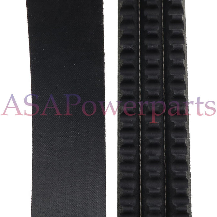 DURAFORCE 3 Groove Pump Drive Belt 6660994 for Bobcat 753 763 773 7753 Skid Steer Loaders
