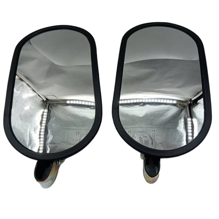 DURAFORCE 2X Rear View Mirror 903000068R for Doosan Daewoo Excavator 6.2"X12"
