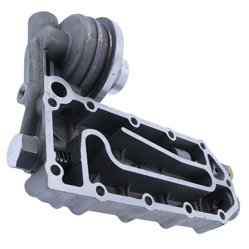 DURAFORCE 3922882 Oil Cooler Head for Hyundai Excavator R290LC3 Cummins Engine ISC 8.3