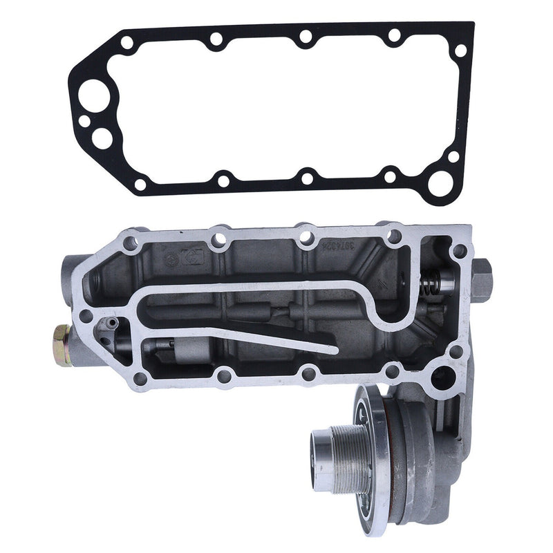 DURAFORCE 3922882 Oil Cooler Head for Hyundai Excavator R290LC3 Cummins Engine ISC 8.3