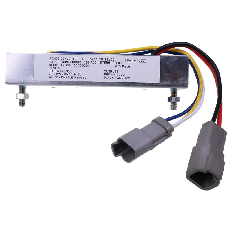 DURAFORCE DC Converter 103700301 for Club Car Golf Cart DS Precedent Tempo