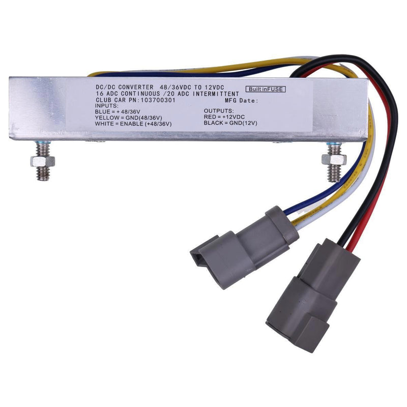 DURAFORCE DC Converter 103700301 for Club Car Golf Cart DS Precedent Tempo