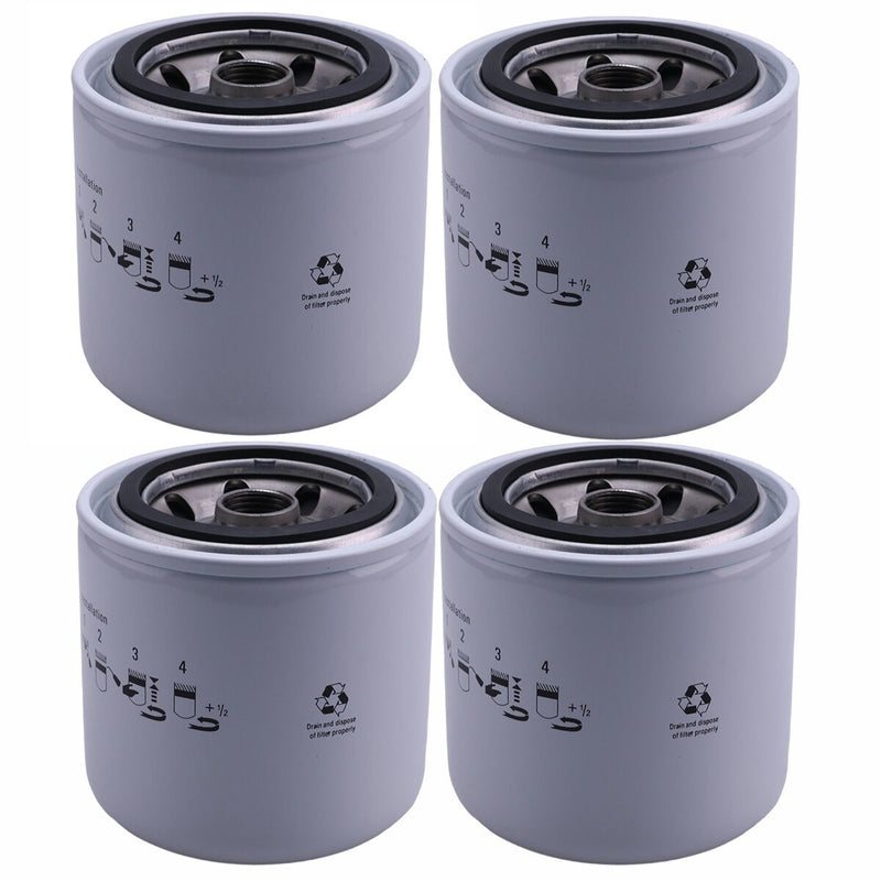 DURAFORCE 4X Oil Filter 6675517 for Bobcat B200 B250 B300 BL275 BL370 BL375 BL470 BL475