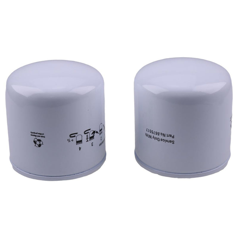DURAFORCE 4X Oil Filter 6675517 for Bobcat B200 B250 B300 BL275 BL370 BL375 BL470 BL475