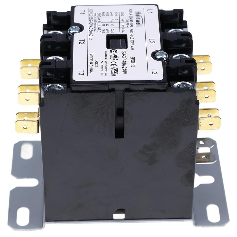 DURAFORCE SA-3P-40A-240V Coil Definite Purpose Contactor 3 Poles 40 Amp 240V AC