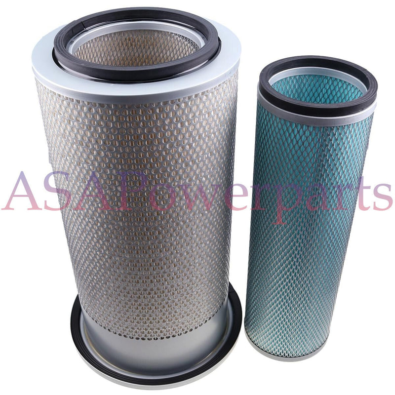 DURAFORCE Air Filter 600-181-6820 and 600-181-6730 for Komatsu Excavator PC200-6 PC220-6
