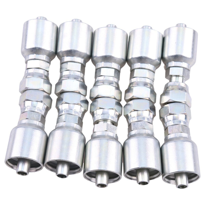 DURAFORCE 10X Hydraulic Hose Fitting With 3/8" Flat Face Seal Thread 1JS43-6-6 for Parker