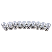 DURAFORCE 10X Hydraulic Hose Fitting With 3/8" Flat Face Seal Thread 1JS43-6-6 for Parker