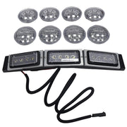 DURAFORCE 228W 12V 24V LED Coversion Kit Front Hood For John Deere 4050 4250 4450 4055