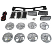 DURAFORCE 228W 12V 24V LED Coversion Kit Front Hood For John Deere 4050 4250 4450 4055