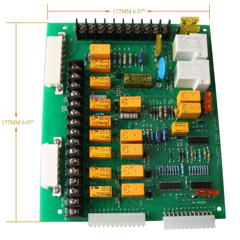 DURAFORCE 12V 12 Lights Circuit Board 300-4296 3004296 for Onan Generator