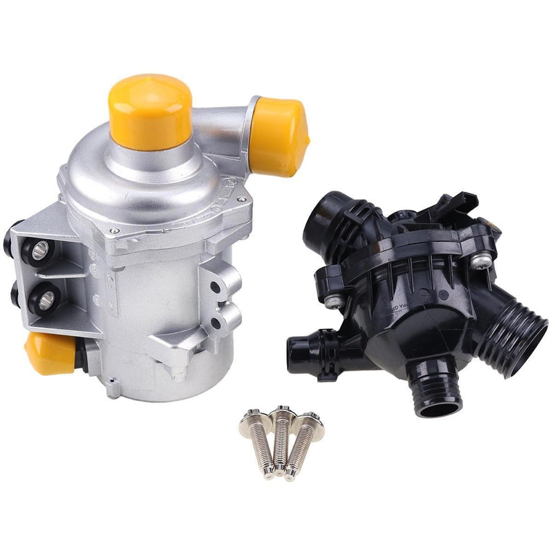 DURAFORCE Water Pump w/Thermostat & Bolt 11517586925 for BMW 128i 325i 328i 528i 530i X3