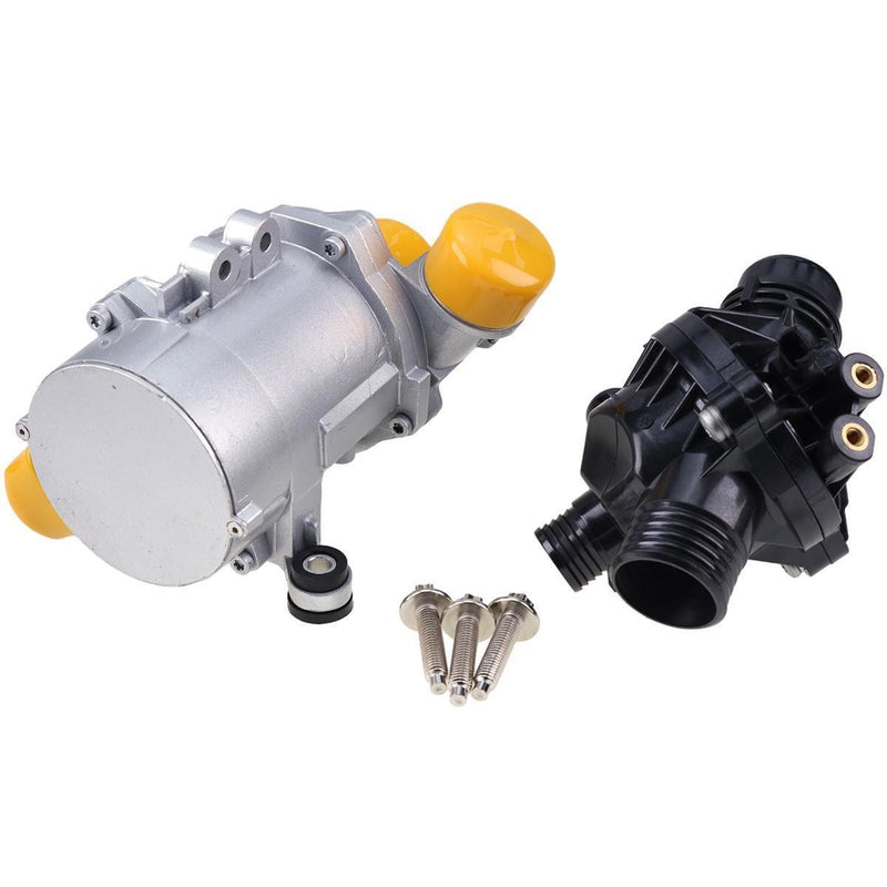 DURAFORCE Water Pump w/Thermostat & Bolt 11517586925 for BMW 128i 325i 328i 528i 530i X3