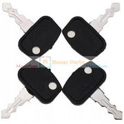 DURAFORCE 4PCS Ignition Keys for Kubota B26 BX25 BX1860 BX2370 BX2670