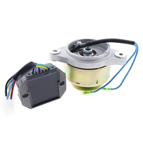 DURAFORCE 12V Alternator 15531-64017 w/ Rectifier Regulator 15531-64601 RS5101 for Kubota