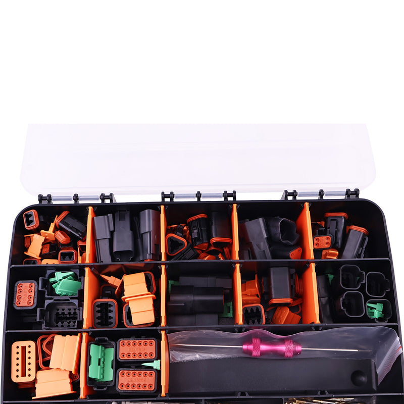 DURAFORCE Deutsch Electrical Connector Kit 175-3700 for Caterpillar CAT Engine 3508B C3.3B