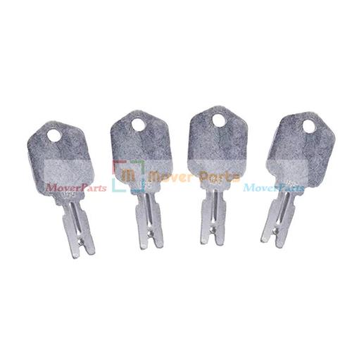 DURAFORCE (4) Forklift Key for Clark Yale Hyster Komatsu Gradall Gehl Crown 166 Hyster key