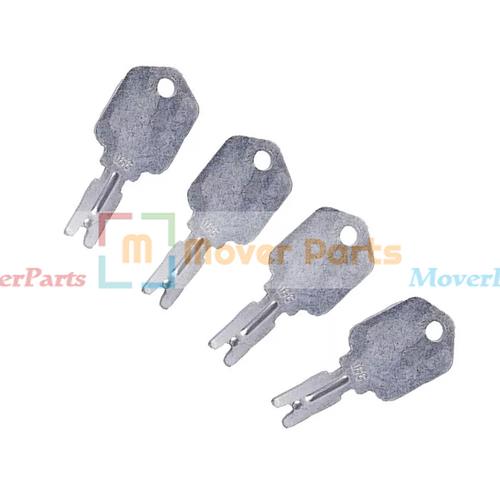 DURAFORCE (4) Forklift Key for Clark Yale Hyster Komatsu Gradall Gehl Crown 166 Hyster key