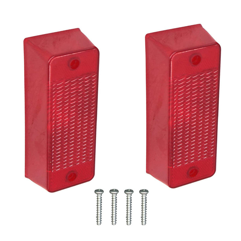 DURAFORCE 2PK Rear Tail Light Lens 6672276 For Bobcat 751 753 873 A220 A300 S130 S150 S205