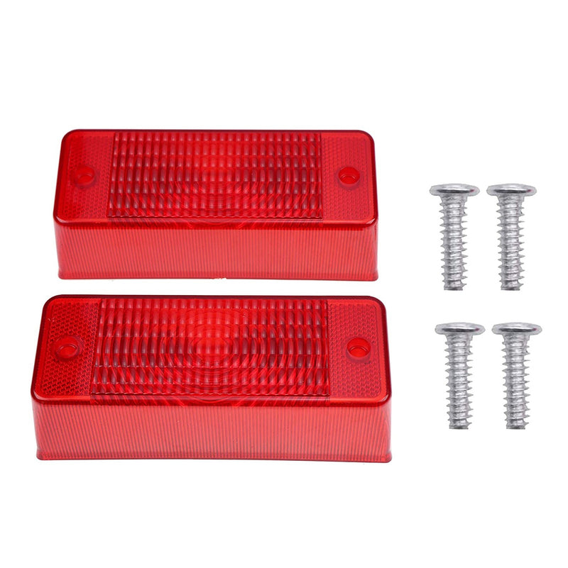 DURAFORCE 2PK Rear Tail Light Lens 6672276 For Bobcat 751 753 873 A220 A300 S130 S150 S205