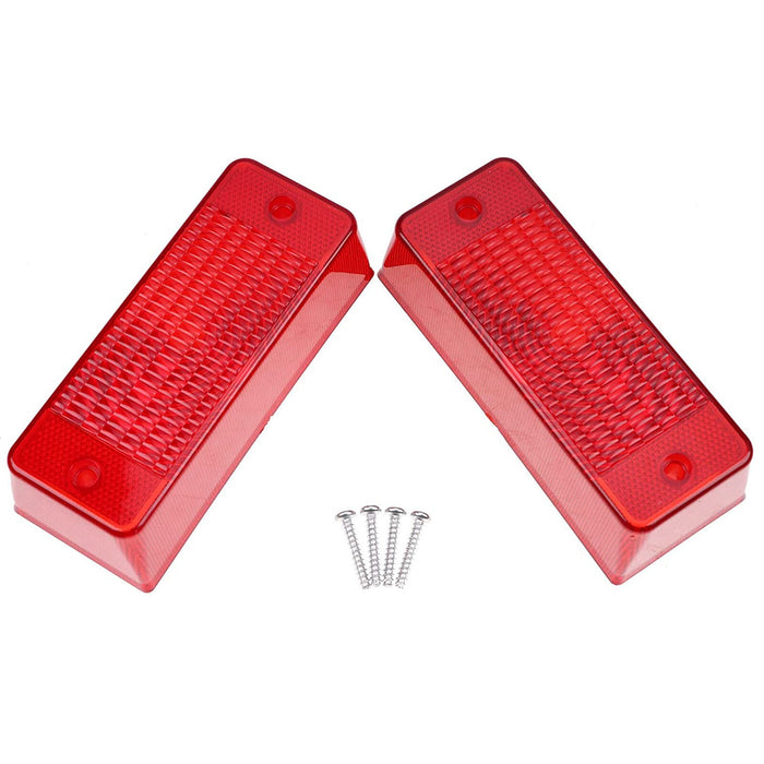 DURAFORCE 2PK Rear Tail Light Lens 6672276 For Bobcat 751 753 873 A220 A300 S130 S150 S205