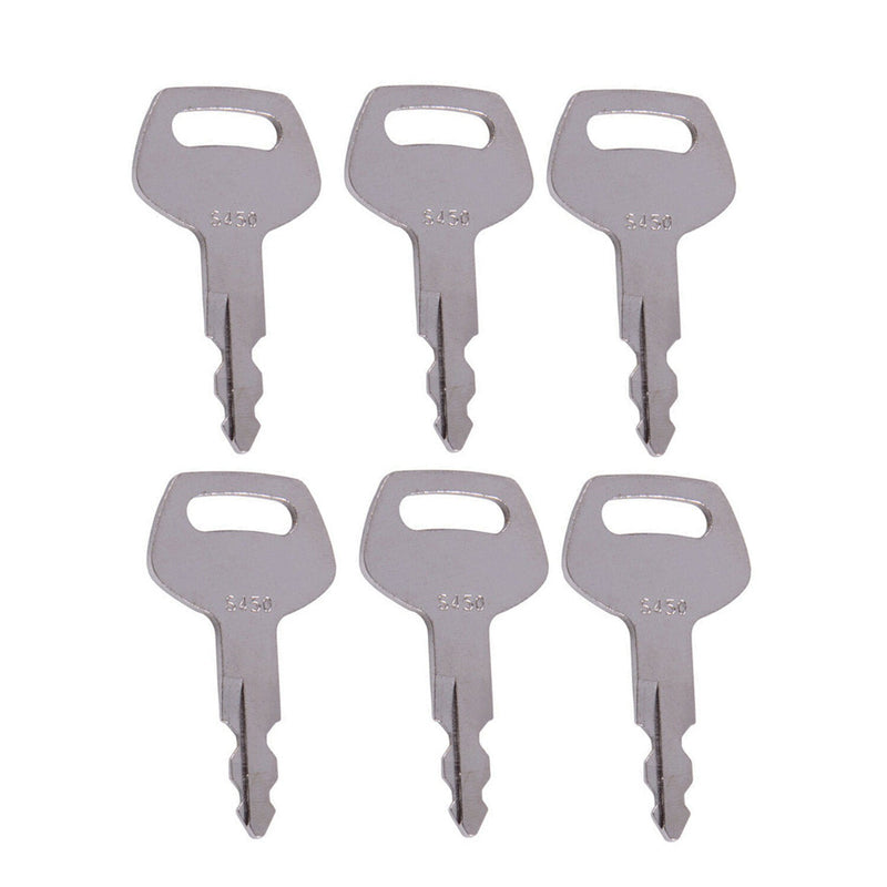 DURAFORCE 6X Heavy Equipment Ignition Keys S450 For Case Linkbelt JCB Sumitomo Excavator
