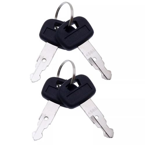 DURAFORCE 4PCS Ignition Keys for Kubota Excavator KX41-3 KX71-3 KX91-3 KX121-3 KX161-3