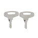 DURAFORCE (2) Ignition Key 66711-55240 for Kubota B & GL SeriesTractors Allmand Broce GEHL